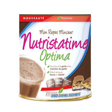 Nutristatime Chocolat Caramel Cacahuète, 20 Repas