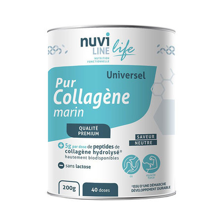 Nuviline Pur Collagène Marin Universel, 200g - 40 Doses