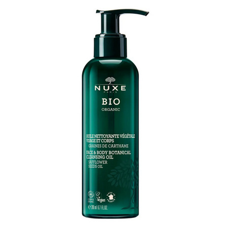 Nuxe Bio Organic Huile Nettoyante Végétale Visage & Corps, 200 ml