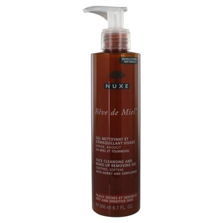 Nuxe rêve de miel gel nettoyant et démaquillant visage - 200ml