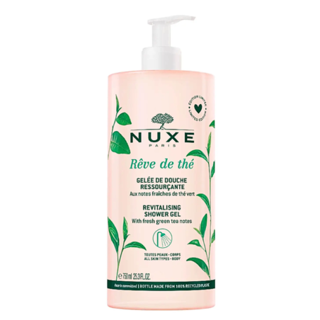 Nuxe Gelée de Douche Ressourçante Rêve de Thé, 750 ml