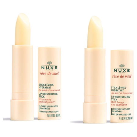 Nuxe reve de miel stick lèv hydrat 2x4g