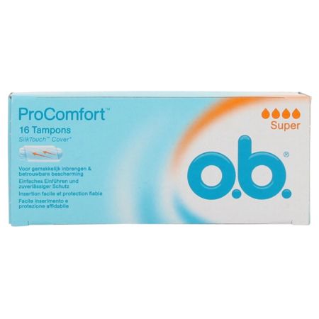 Ob pro comfort tampon periodique super, x 16