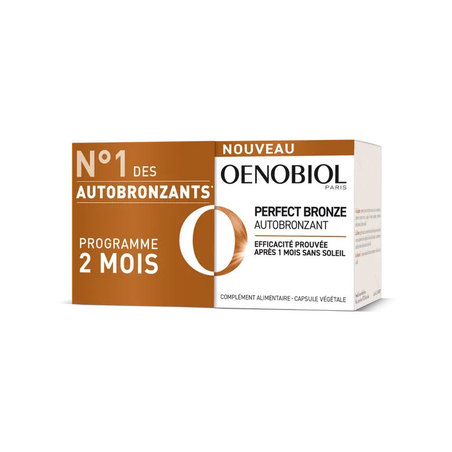 Oenobiol Autobronzant Perfect Bronze Caps, 2 x 30 Capsules