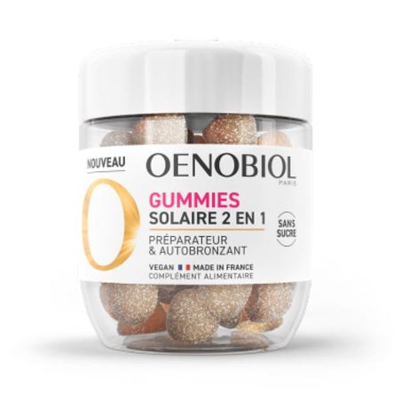 Oenobiol Gummies Autobronzant, 60 gummies