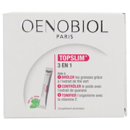 Oenobiol minceur topslim 3 en 1 à la pêche - 14 sachets