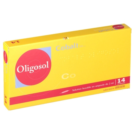 Oligosol cobalt solution buvable, 14 ampoules