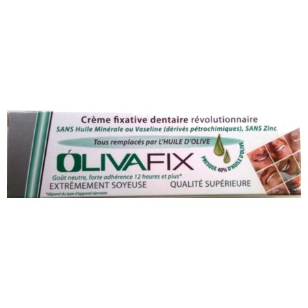 Olivafix creme fixative appareil dentaire, 40 g