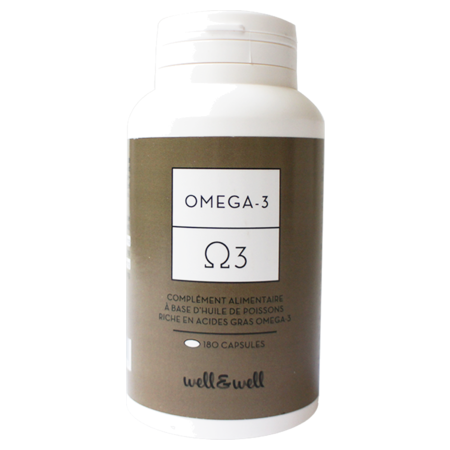 Omega 3 well & well, 180 capsules