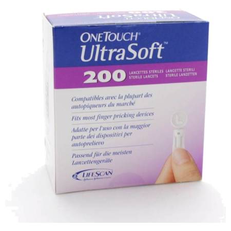 ONE TOUCH ULTRA SOFT LANCETTE B/200