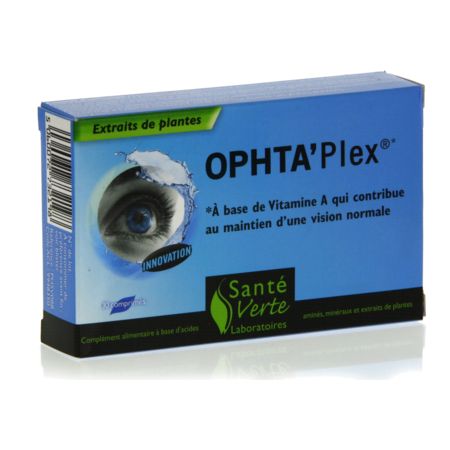 Santé verte soins spécifiques oculaires et  cutanés ophta'plex 30 comprimés