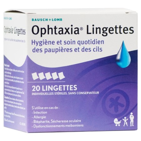 Ophtaxia lingettes /20