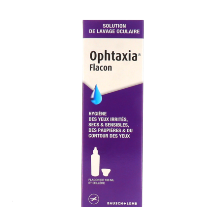 Ophtaxia Solution de Lavage Oculaire, Flacon 100ml