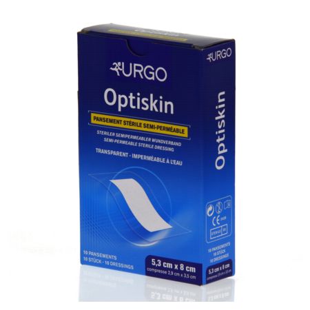 Optiskin pansement sterile 5,3 cm x 8 cm, x 10