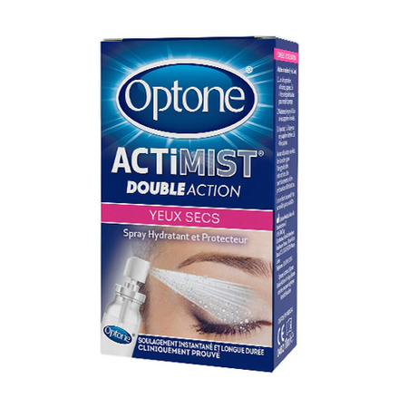 Optone Actimist Double Action Yeux Secs, 10 ml