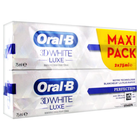 Oral-b 3d white luxe perfection 2x75ml