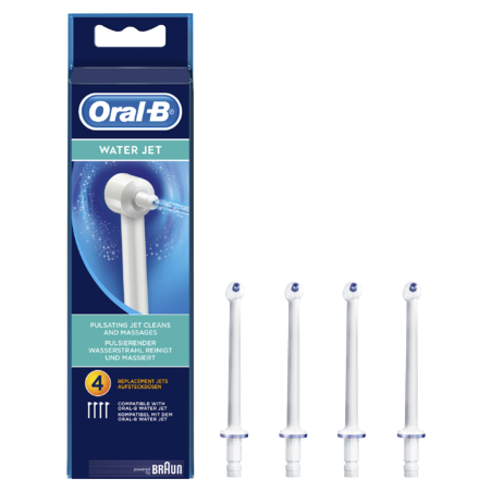 Oral-B - Waterjet Pack de 4 - Canules pour hydropulseurs Oral-B Waterjet 
