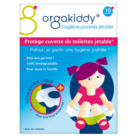 Orgakiddy protege toilette jetable enfant, x10 