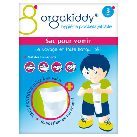 Orgakiddy sac pour vomir, x 3