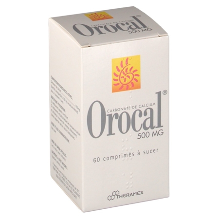 Orocal 500 mg, 60 comprimés