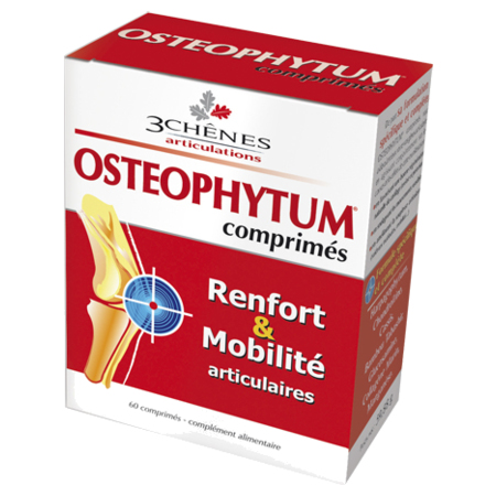 Les 3 chênes osteophytum comprimés renfort et mobilité articulaire