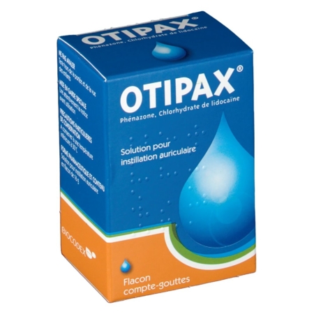 Otipax, 16 g de solution pour instillation auriculaire