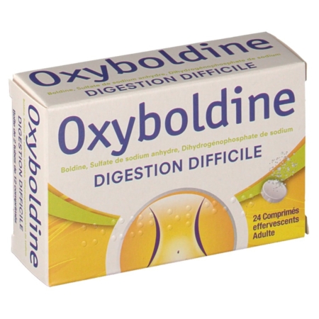 Oxyboldine, 24 comprimés effervescents