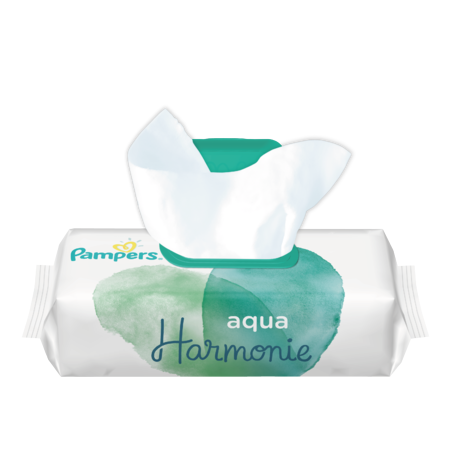 Pampers lingettes aqua harmonie