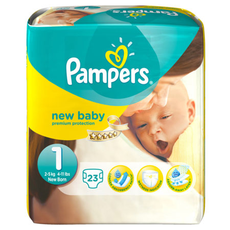 Pampers newbaby change complet 2/5kg 23