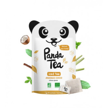 Panda Tea Iced Tea Detox Ananas Coco, 28 Sachets
