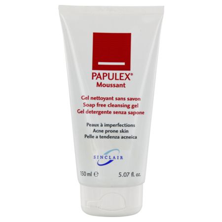 Sinclair papulex  gel moussant nettoyant sans savon - 150 ml