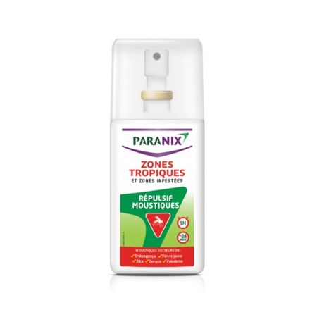 Paranix Moustiques Zones tropiques spray, 90 ml