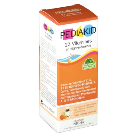 PEDIAKID Sirop 22 Vitamines & Oligo-Eléments 125ML