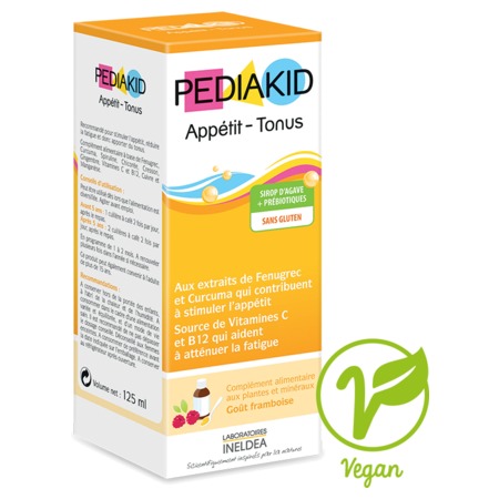 Pediakid appetit-tonus sp framboise, flacon 125ml