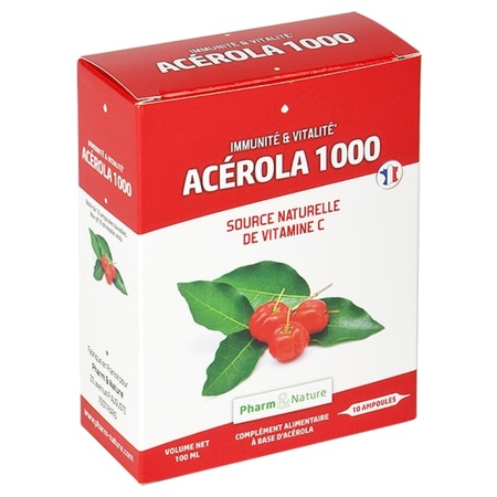 Pharm&Nature Acérola, 10 ampoules