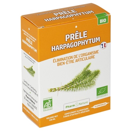 Pharm&Nature Prêle Harpagophytum, 10 ampoules