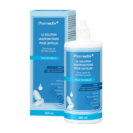 Pharmactiv La Solution Multifonctions pour Lentilles, 360 ml