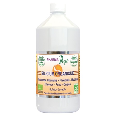 PharmaPhyt Silicium Organique 100% Végétal Bio, 500 ml