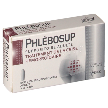 Phlebosup, 10 suppositoires