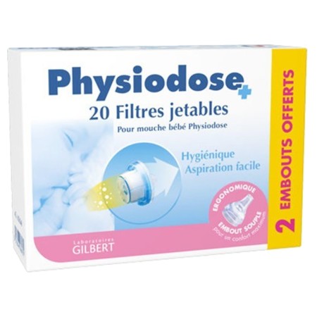 Physiodose filtre + embout b/20+2