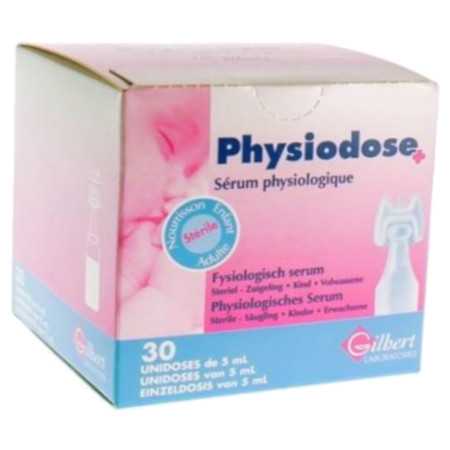 Physiodose Solution Sérum Physiologique, 30 unidoses 5 ml