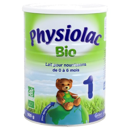 Physiolac lait infantile 1er âge bio 1 - 900g