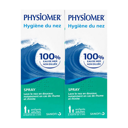 Physiomer Solution nasale adulte et enfant, 2 x135 ml