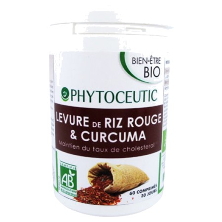 Phytoceutic bien etre bio lev riz rouge, 60 comprimés