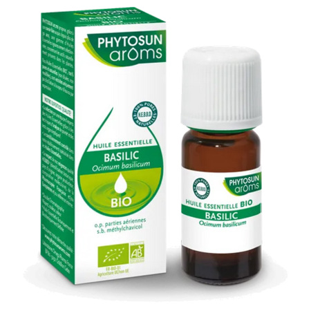 Phytosun Arôms Basilic Huile Essentielle, 10 ml