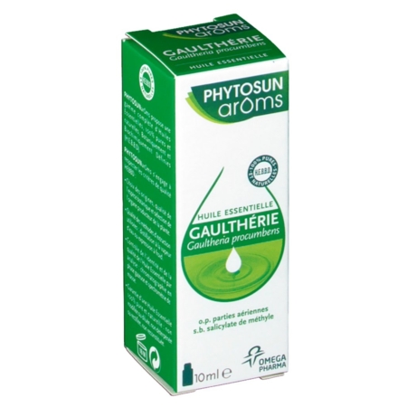 Phytosun aroms huile essentielle gaultherie, 10 ml d'huile essentielle