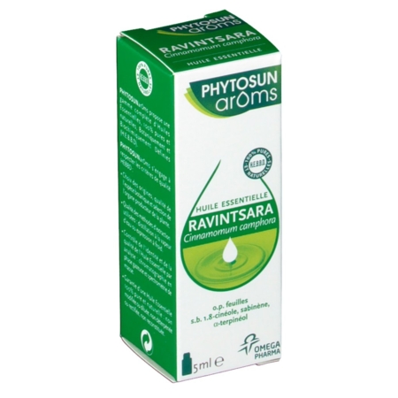 Phytosun aroms huile essentielle ravintsara, 5 ml d'huile essentielle