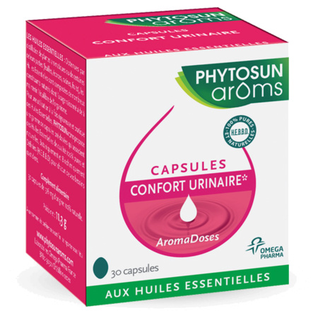 Phytosun Arôms Maux du Quotidien Capsules Confort Urinaire, 30 capsules