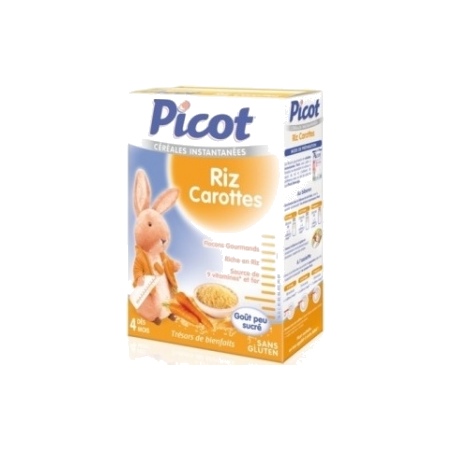 Picot céréales riz carottes - 200g