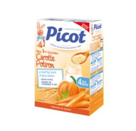 Picot Farine Instantanée Carotte Potiron dès 4 mois, 200g